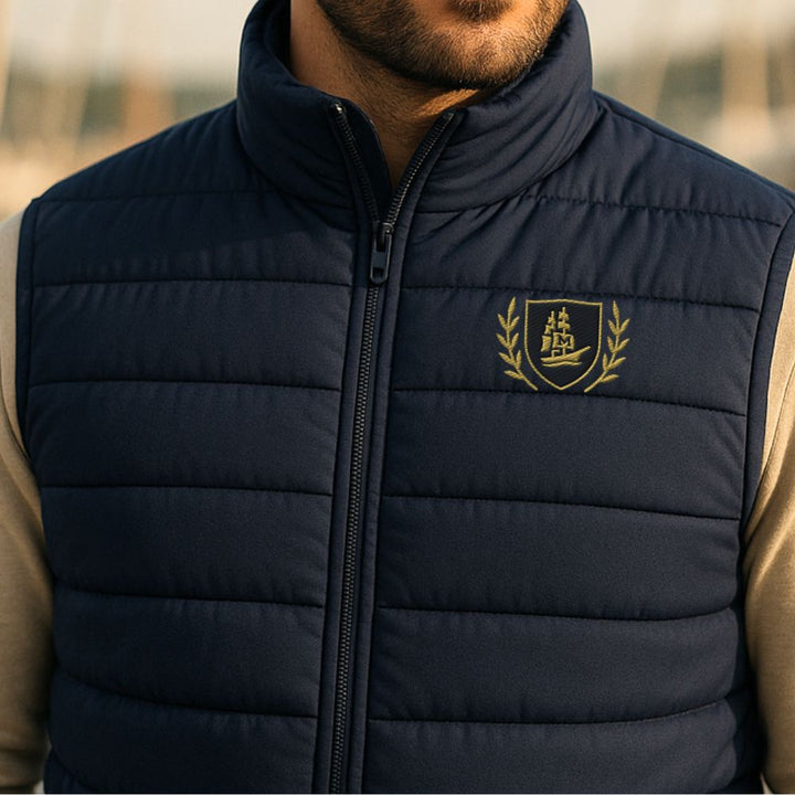 Mariluma Insignia Bodywarmer – Organic Bodywarmer with Embroidered Logo