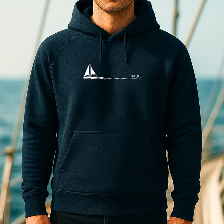 Offline – Organic Raglan Hoodie