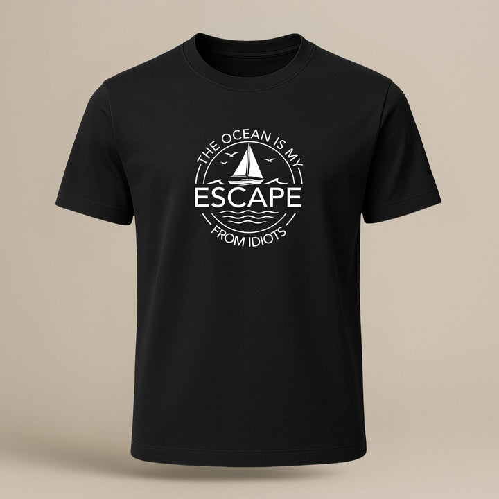 The Ocean is my Escape from Idiots. - Organic Shirt