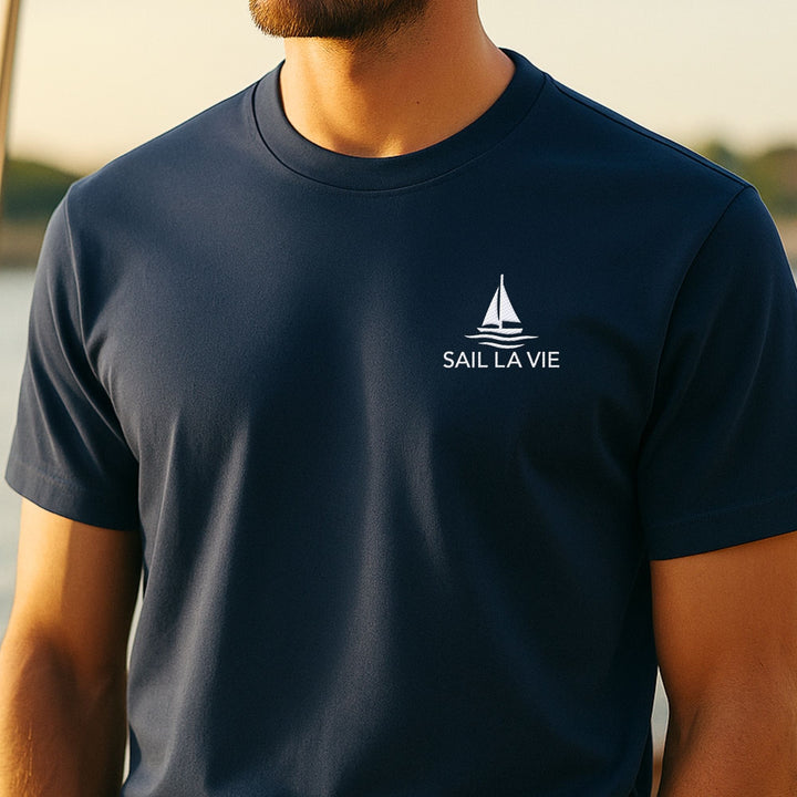 Sail La Vie - Organic Shirt with embroidery