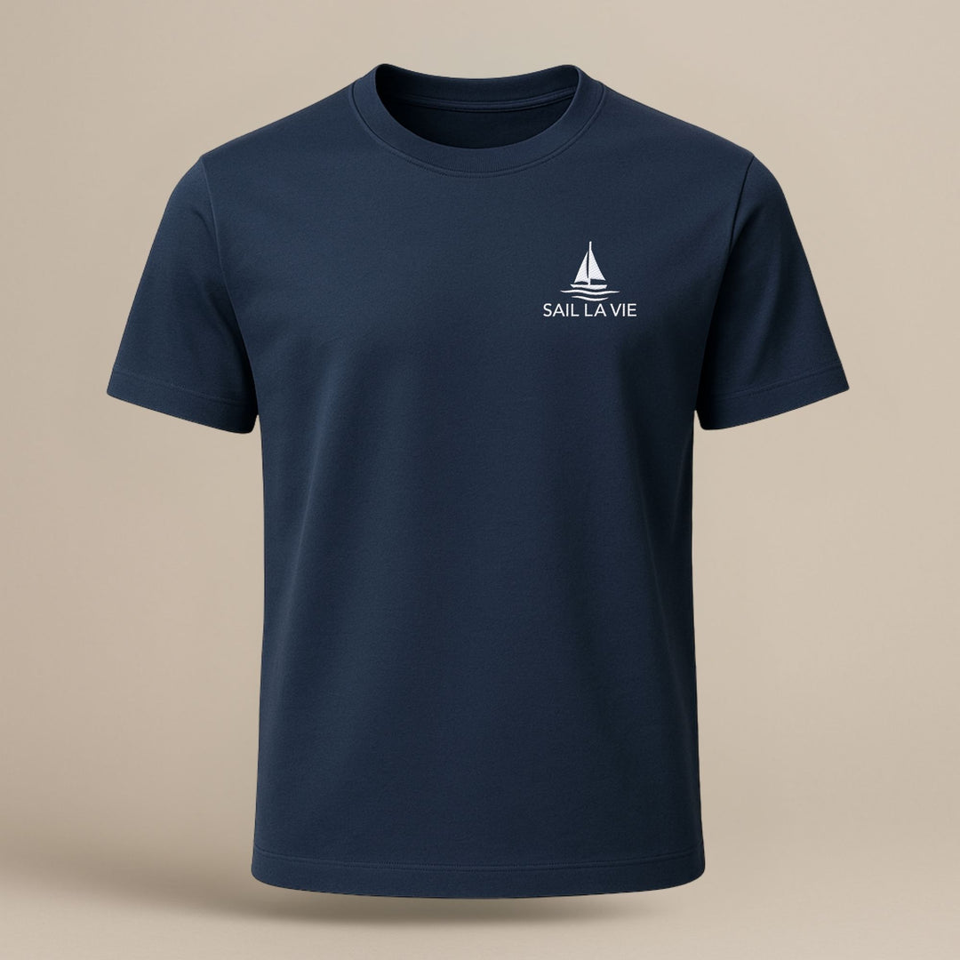 Sail La Vie - Organic Shirt with embroidery