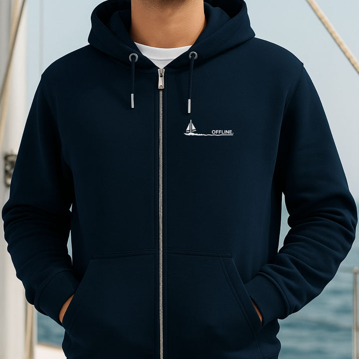 Offline - Organic Zipper with Embroidery