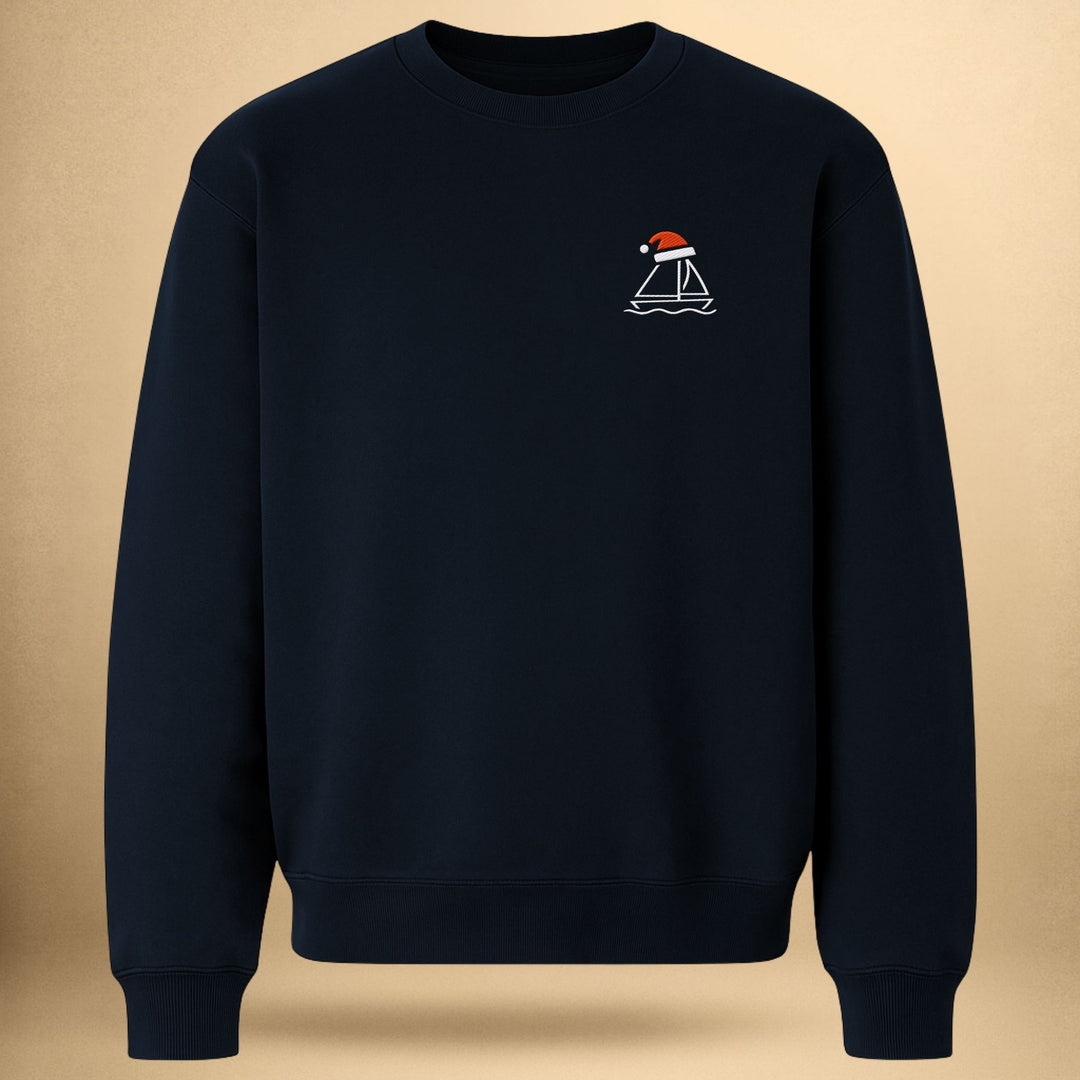 Santa Sailboat - Unisex Bio Oversize Sweatshirt