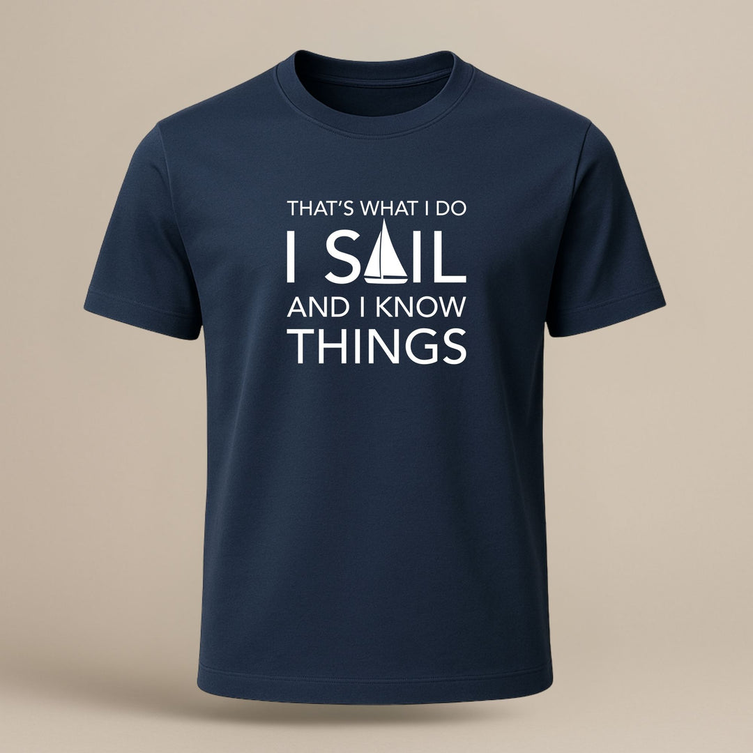 I sail and i know things - Organic Shirt