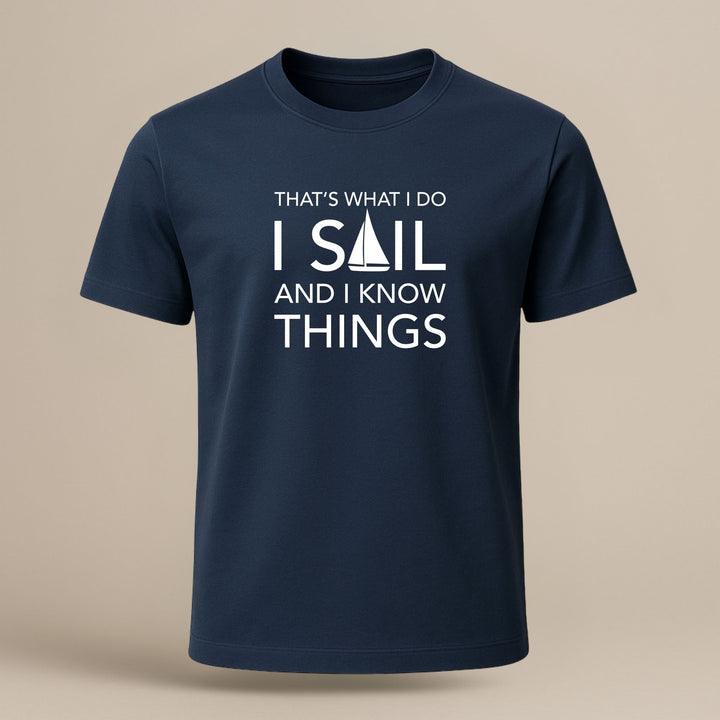 I sail and i know things - Organic Shirt