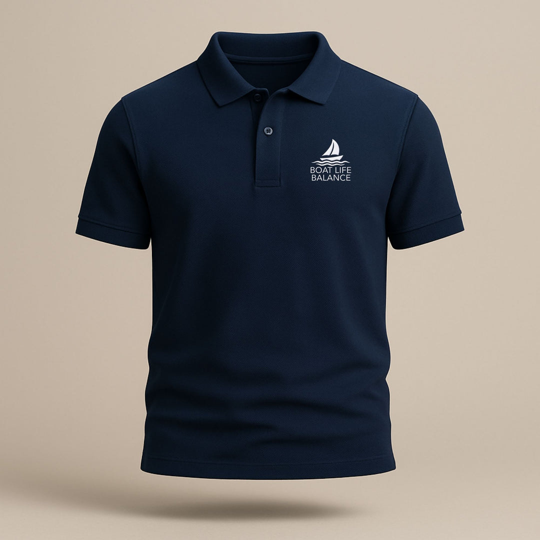 Boat Life Balance – Organic Polo with Embroidery