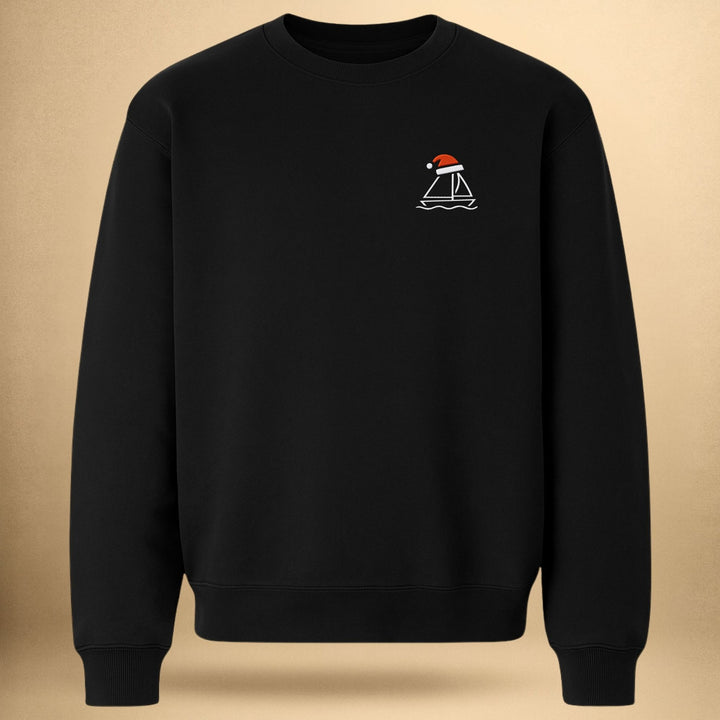 Santa Sailboat - Unisex Bio Oversize Sweatshirt