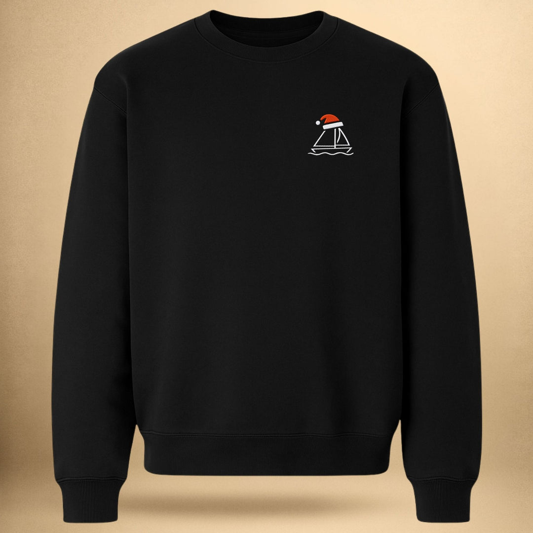 Santa Sailboat - Unisex Bio Sweatshirt