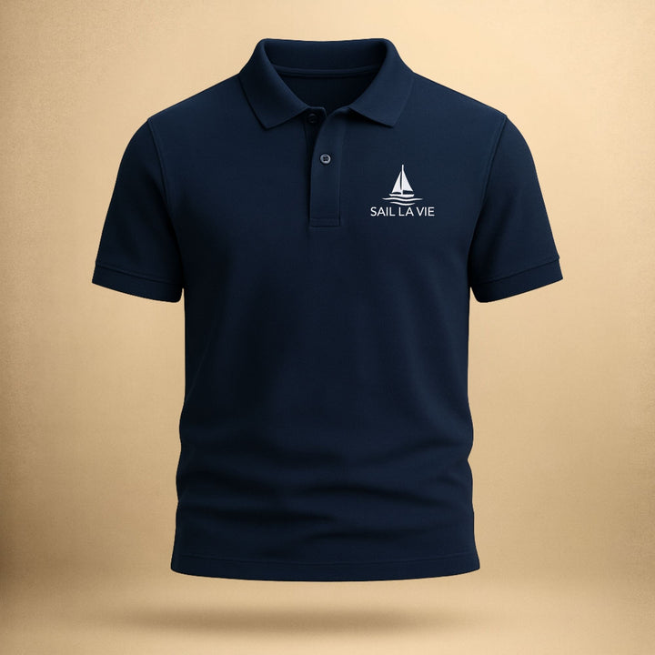 Sail La Vie - Organic Poloshirt with Embroidery
