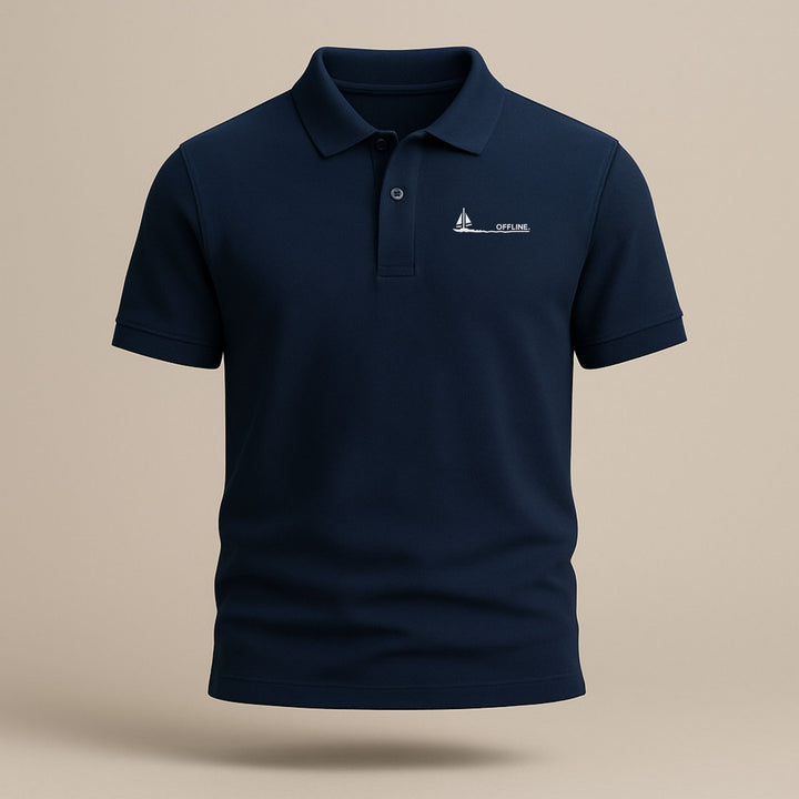 Offline Polo – Organic Piqué Polo with Embroidery