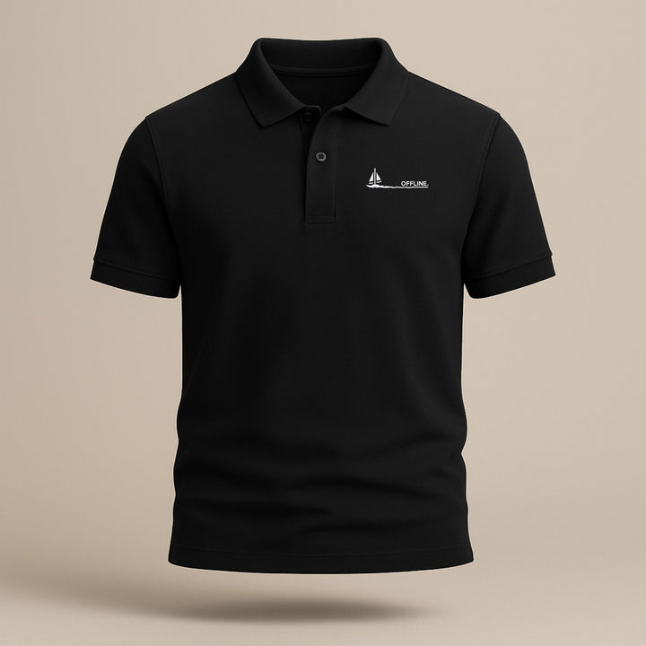 Offline Polo – Organic Piqué Polo with Embroidery