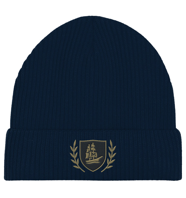 Mariluma Insignia - Organic Fisherman Beanie with Embroidered Logo