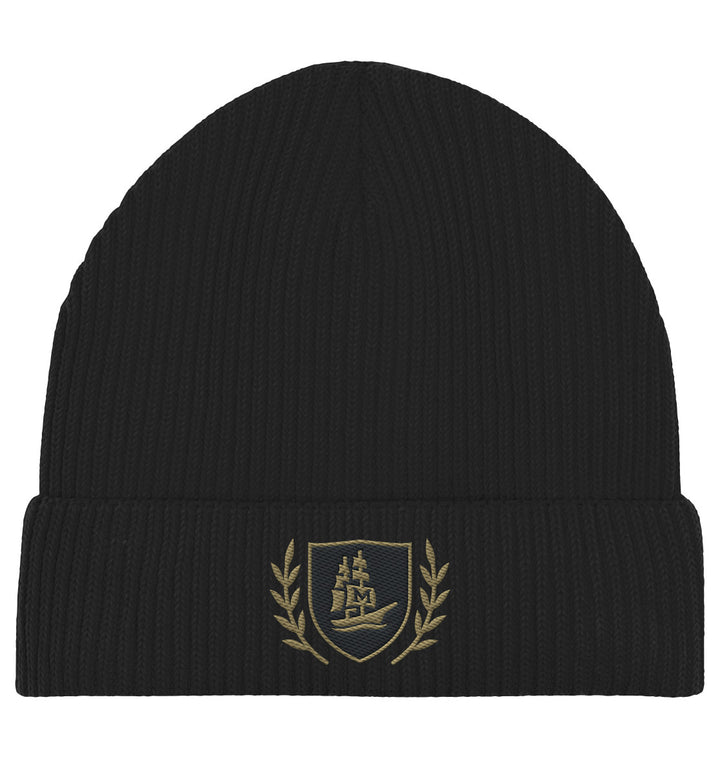 Mariluma Insignia - Organic Fisherman Beanie with Embroidered Logo