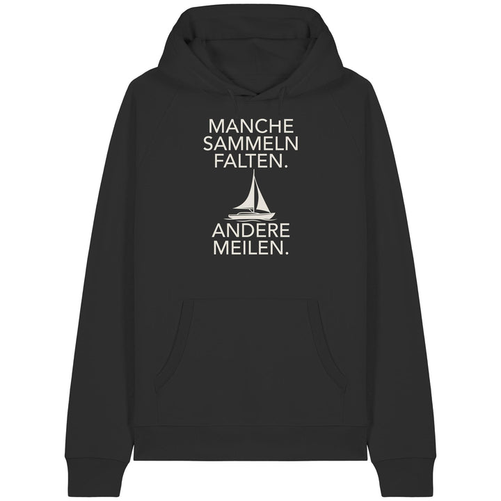 Manche sammeln Falten - Andere Meilen - Organic Raglan Hoodie
