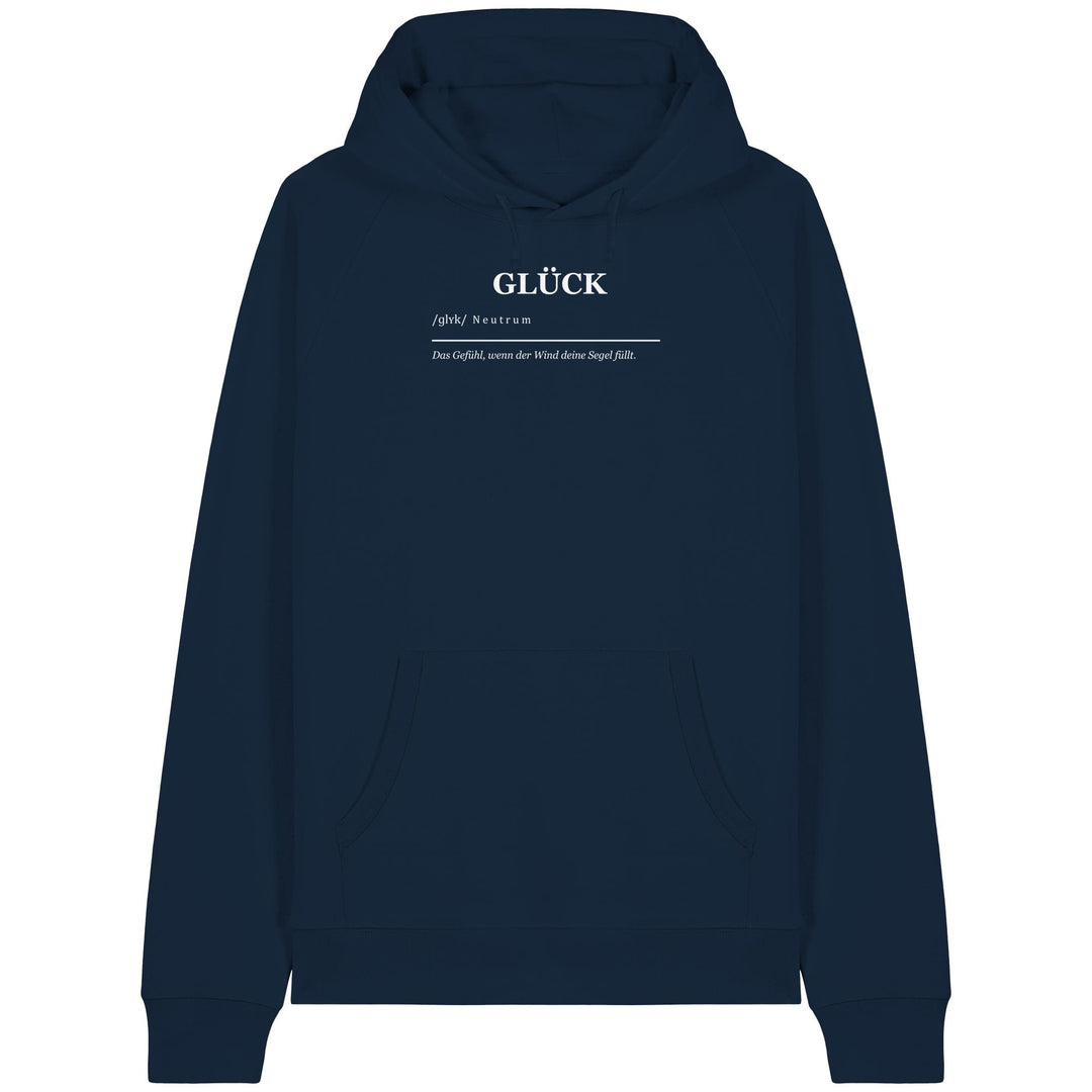 Glück Definition - Organic Raglan Hoodie
