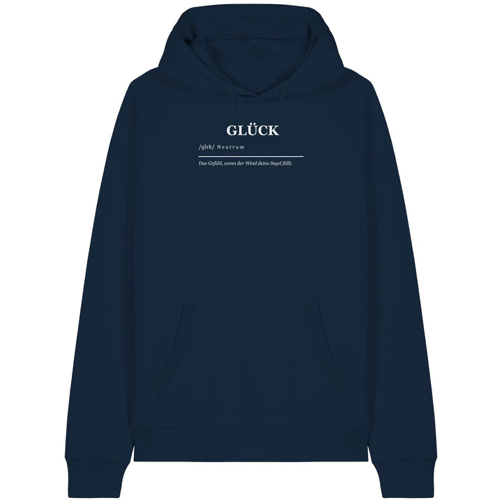 Glück Definition - Organic Raglan Hoodie