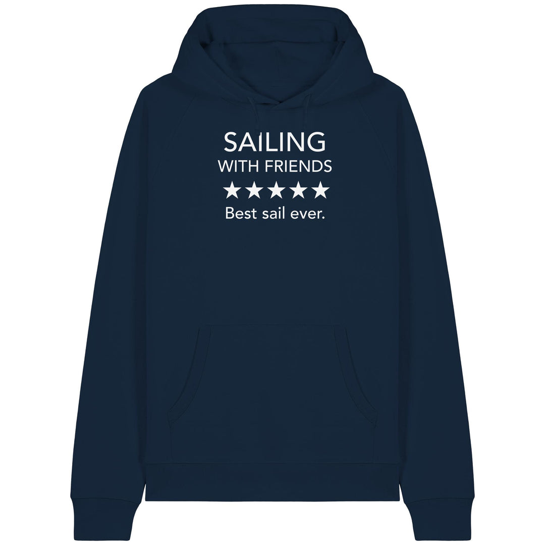 Sailing with Friends - Organic Raglan Hoodie