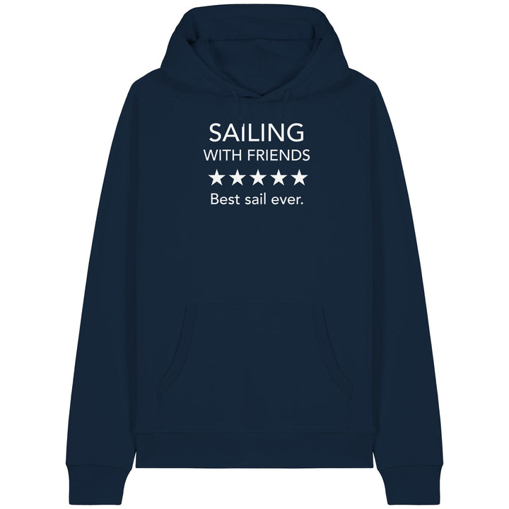 Sailing with Friends - Organic Raglan Hoodie